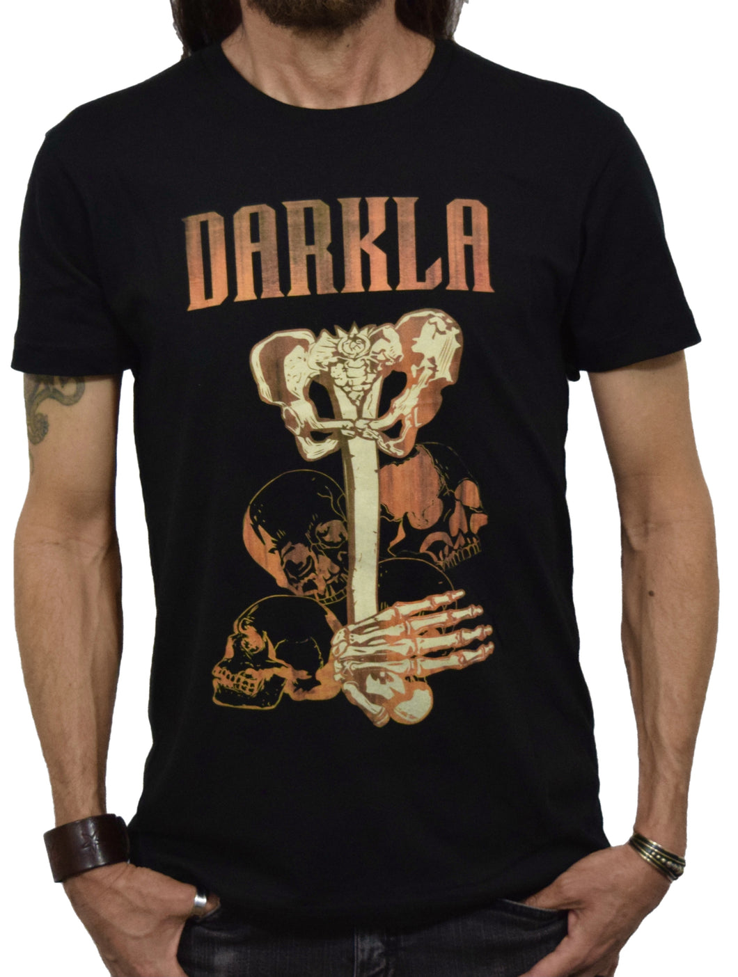 <transcy>Édition limitée de Darkla, T-shirt classique BONE KEY HOMME</transcy>